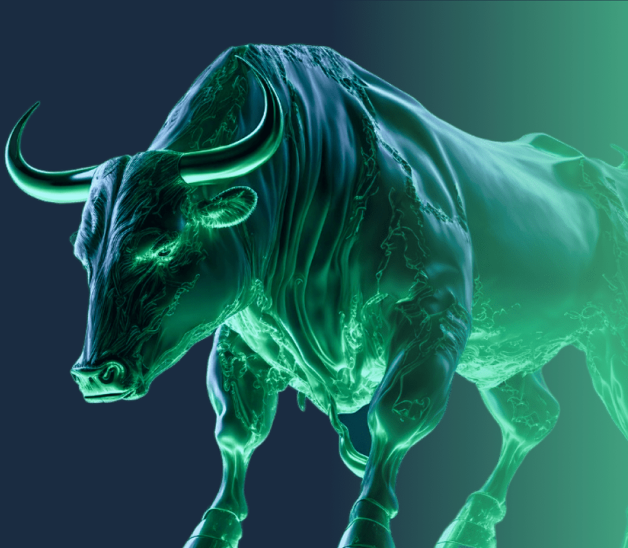 Green bull